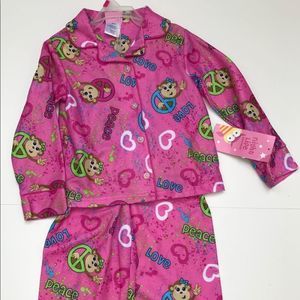 Y2K Night Life sleepwear 2 pc Piece pajamas sleepwear